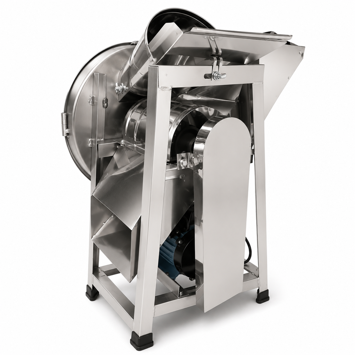 Razatoare si tocator electric furaje Brillo 2 in 1, 2.2kW, 2800 rpm, 300 kg/h, inox