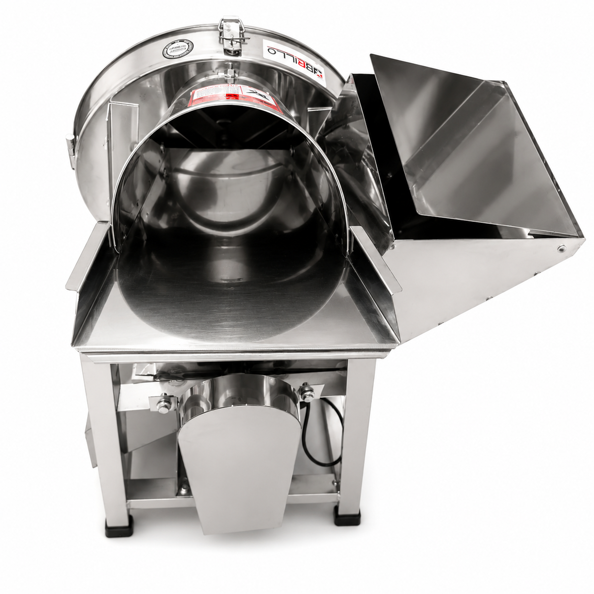 Razatoare si tocator electric furaje Brillo 2 in 1, 2.2kW, 2800 rpm, 300 kg/h, inox