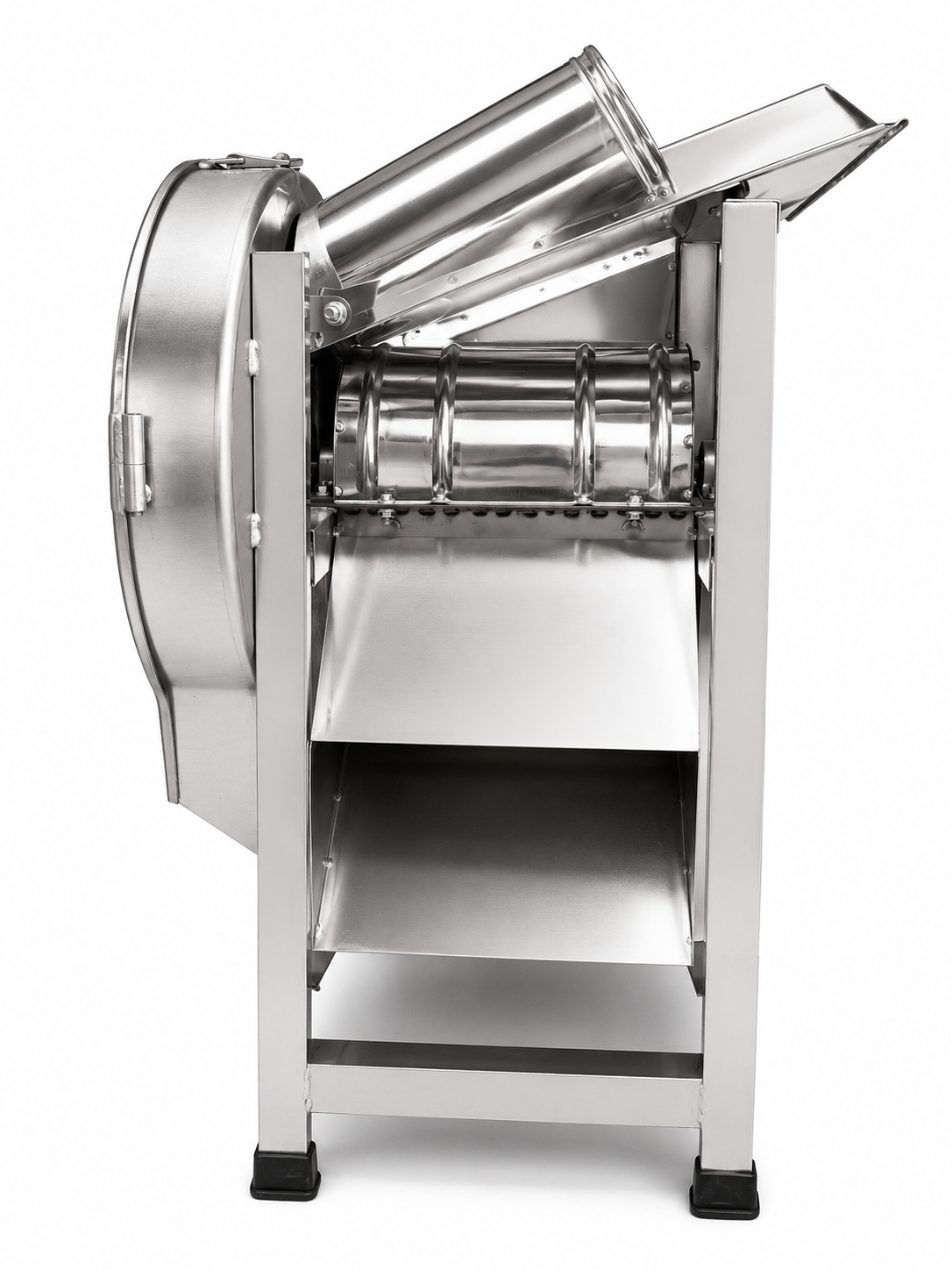 Razatoare si tocator electric furaje Brillo 2 in 1, 2.2kW, 2800 rpm, 300 kg/h, inox
