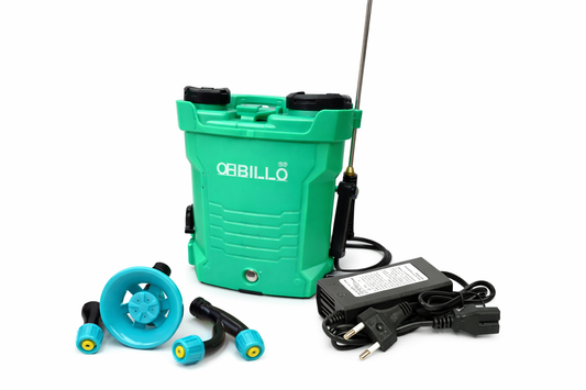 Pompa de stropit electrica BRILLO M1, 12L, 12V 8Ah, 6 bari, lance inox, pulverizare reglabila