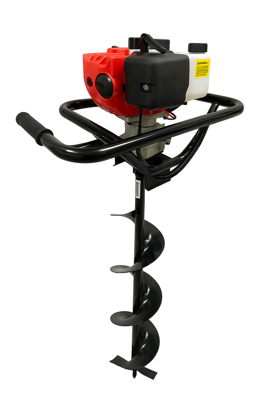 Motoburghiu foreza pamant Brillo 5.7CP 4200W 52cc 2T 9000RPM cu burghiu 150mm inclus