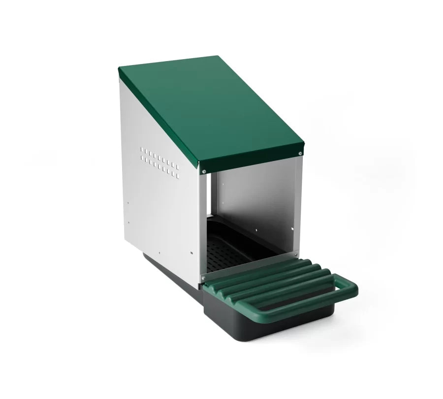 Cuibar pasari ZEP MG-01 PROFI, 1 compartiment, cu colector oua, metal galvanizat, tava plastic