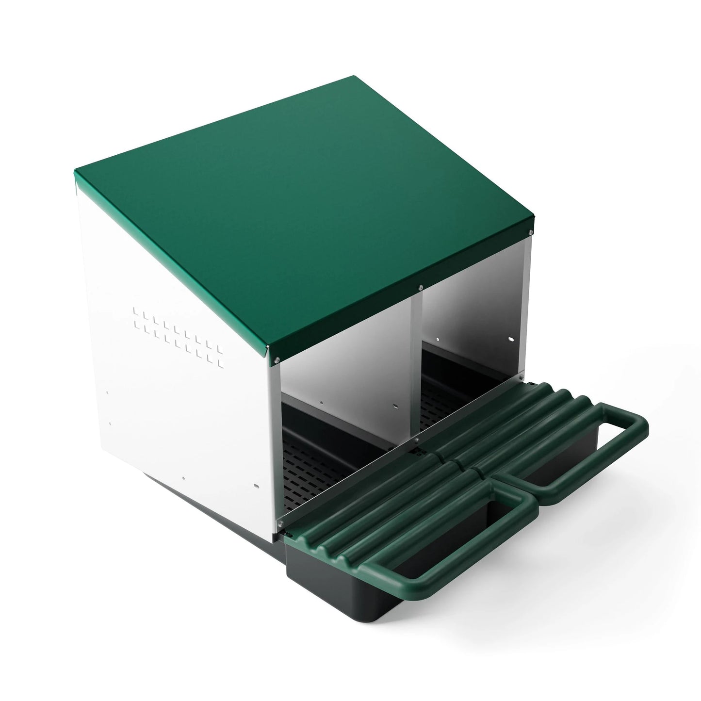 Cuibar pasari ZEP MG-02 PROFI, 2 compartimente, metal galvanizat, colector oua