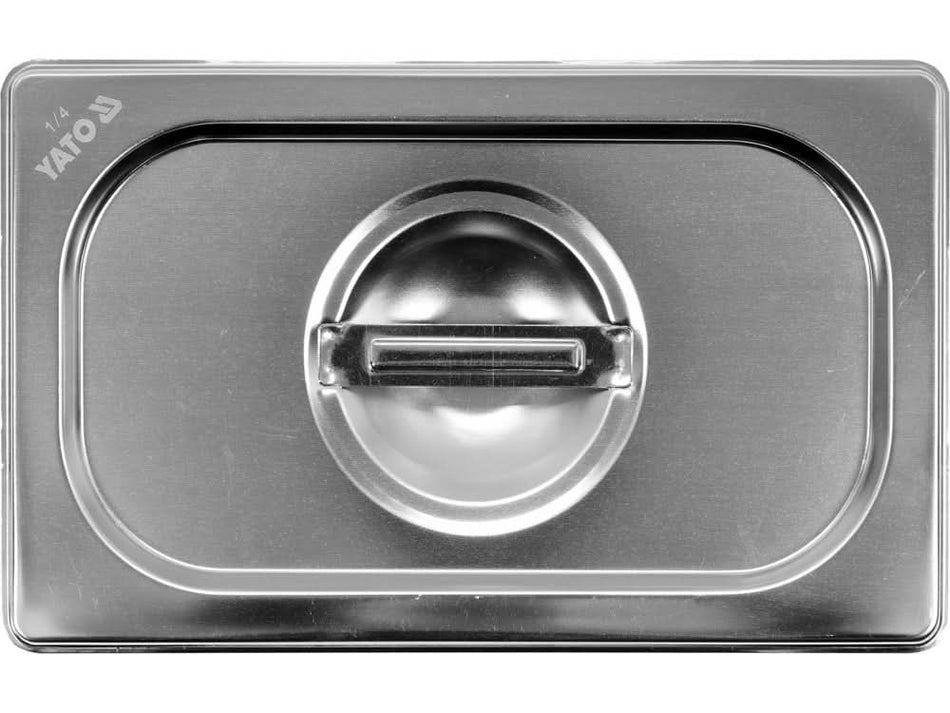 Capac GN1/9 inox Yato Gastro, oțel inoxidabil, compatibil cu cuva gastronorm