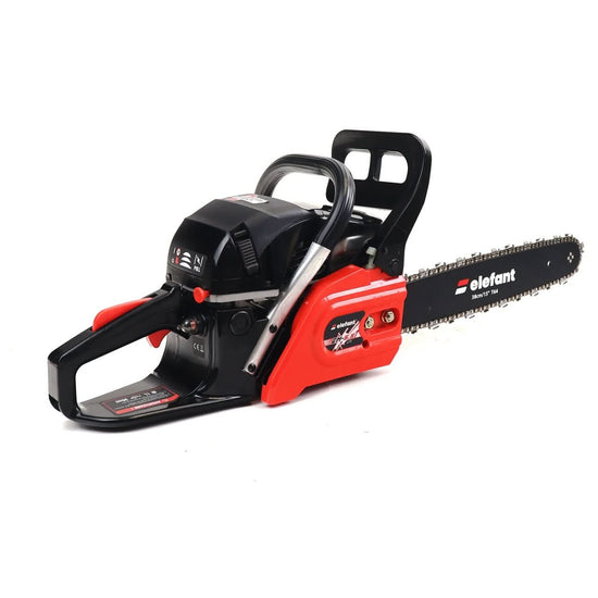 Drujba pe benzina ELEFANT EM-5.5, 5.5CP, 52cc, 10000rpm, lame 38 si 45cm, 2 lanturi