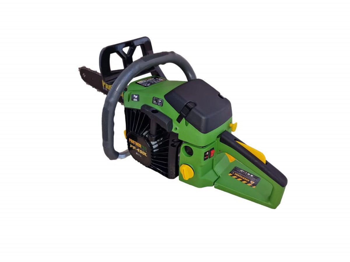 Drujba pe benzina PARTNERPRO PP-450L, 3.1CP, lama 38cm, 8500rpm, motor 2T