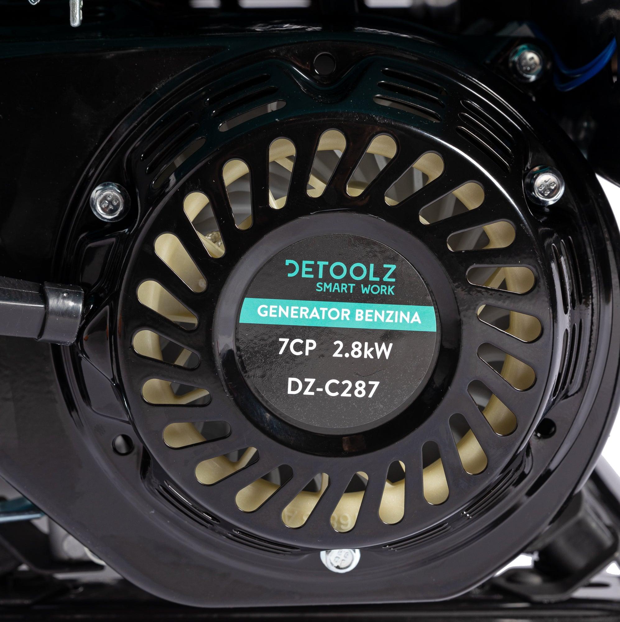 Generator pe benzina Detoolz 7 CP, 2.8 KW, 3000 RPM - ZEP.RO - Ți-e la îndemână!
