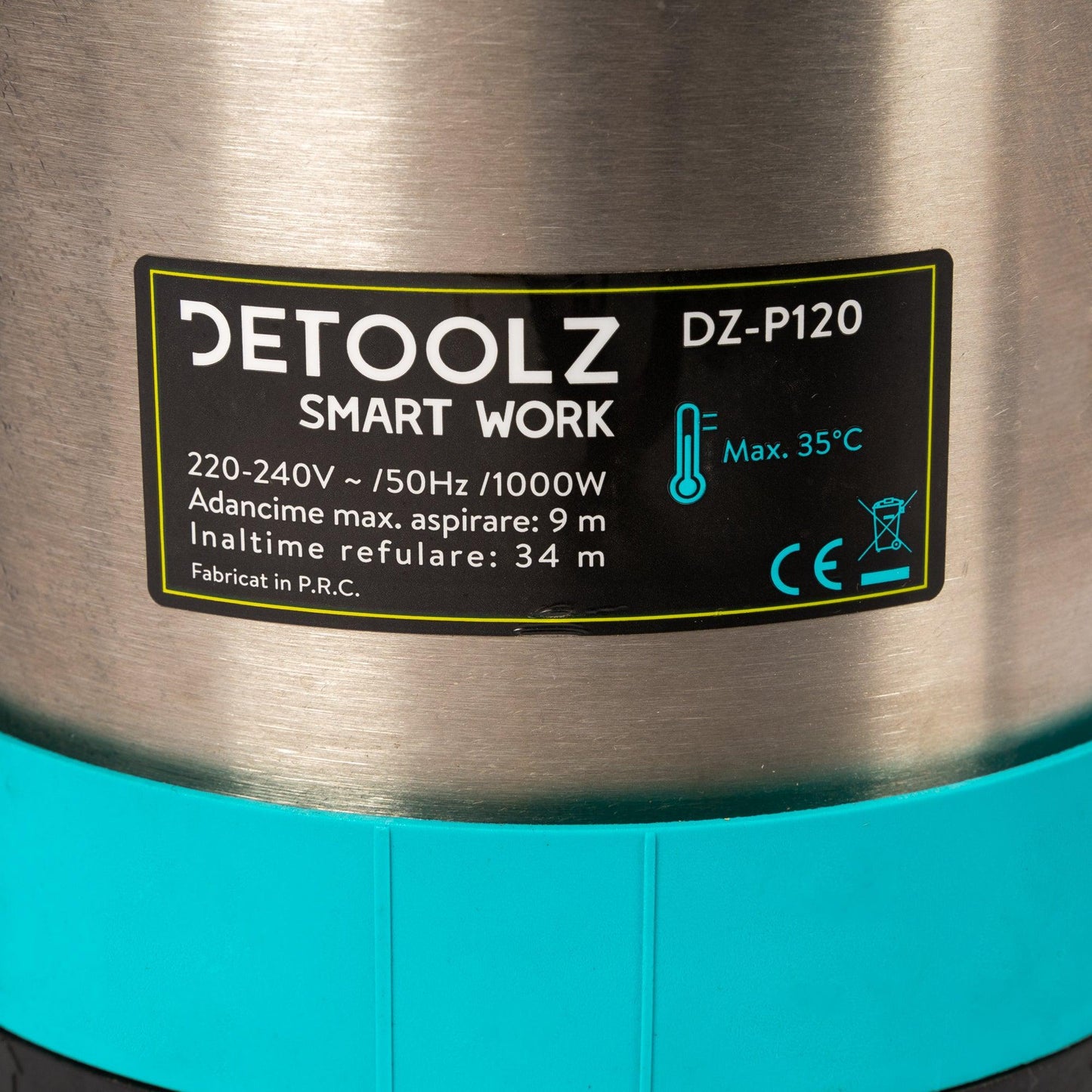 Pompa submersibila Detoolz inox cu plutitor 1000W 6300L/H - ZEP.RO - Ți-e la îndemână!