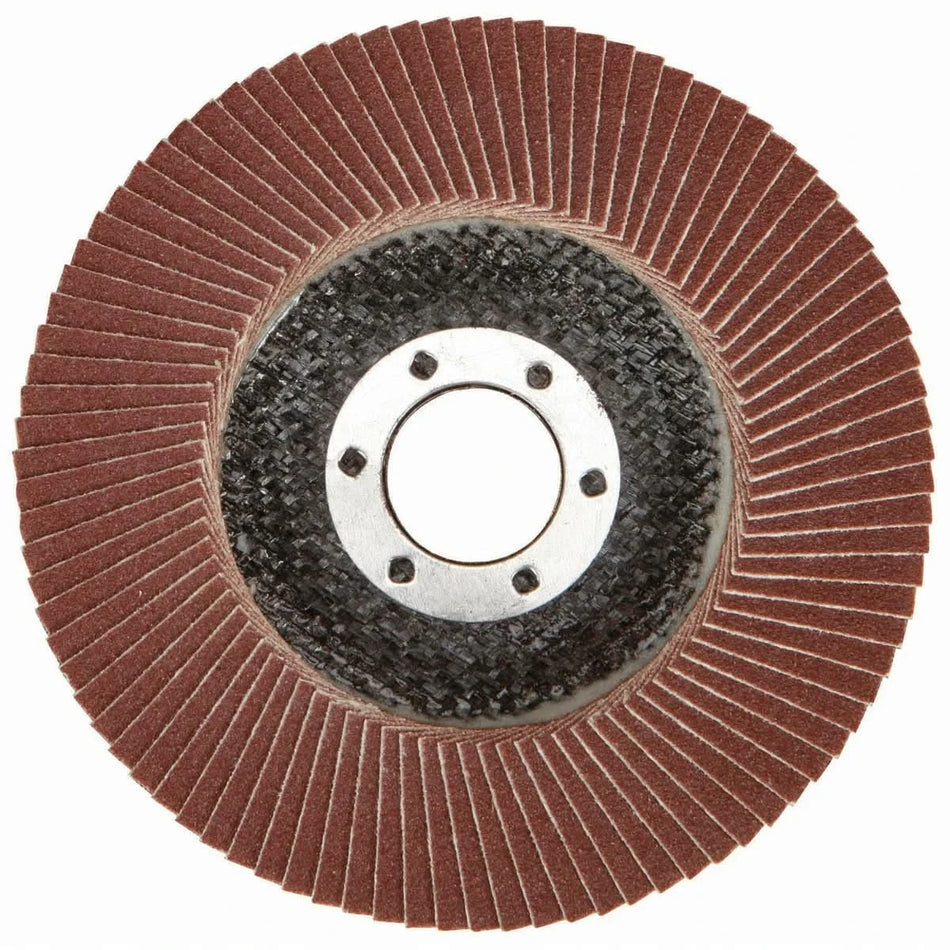 Disc lamelar frontal 100mm GR120, alezaj 22.23 mm, pentru otel, inox si lemn