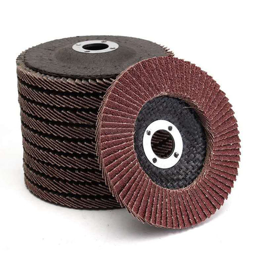 Disc lamelar frontal 100mm GR120, alezaj 22.23 mm, pentru otel, inox si lemn