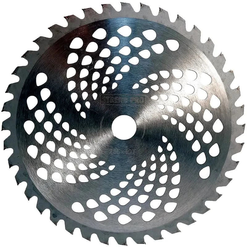 Disc motocoasa Nakamura  255mm, 40 dinti cu pastile vidia, gaura 25.4mm pentru taiere arbusti si iarba