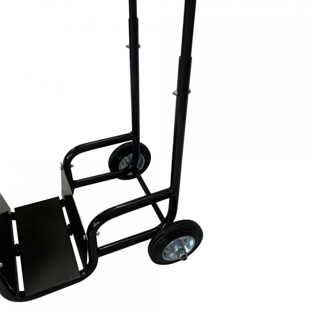 Carucior pentru transportat si depozitat lemne VivaTechnix VMD-1018, max. 40 kg, Negru