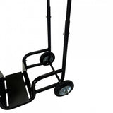 Carucior pentru transportat si depozitat lemne VivaTechnix VMD-1018, max. 40 kg, Negru