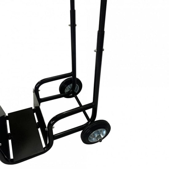Carucior pentru transportat si depozitat lemne VivaTechnix VMD-1018, max. 40 kg, Negru