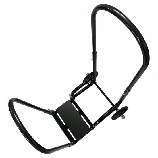 Carucior pentru transportat si depozitat lemne VivaTechnix VMD-1018, max. 40 kg, Negru