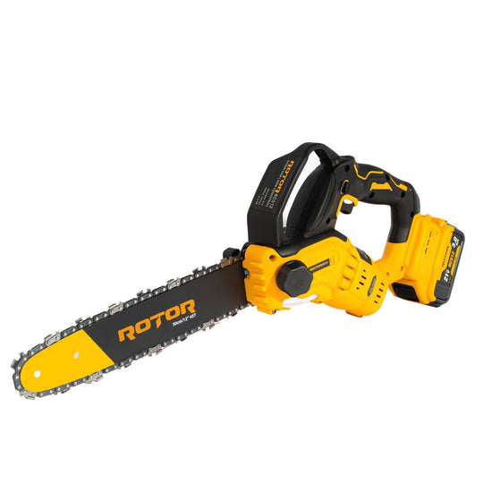 Mini fierastrau cu acumulator ROTOR RCS12, 500W, 21V, lama 12", 4500 rot/min, 2x baterii 3Ah, lant 1/8”