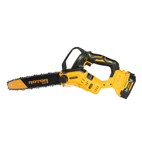 Mini fierastrau cu acumulator ROTOR RCS12, 500W, 21V, lama 12", 4500 rot/min, 2x baterii 3Ah, lant 1/8”