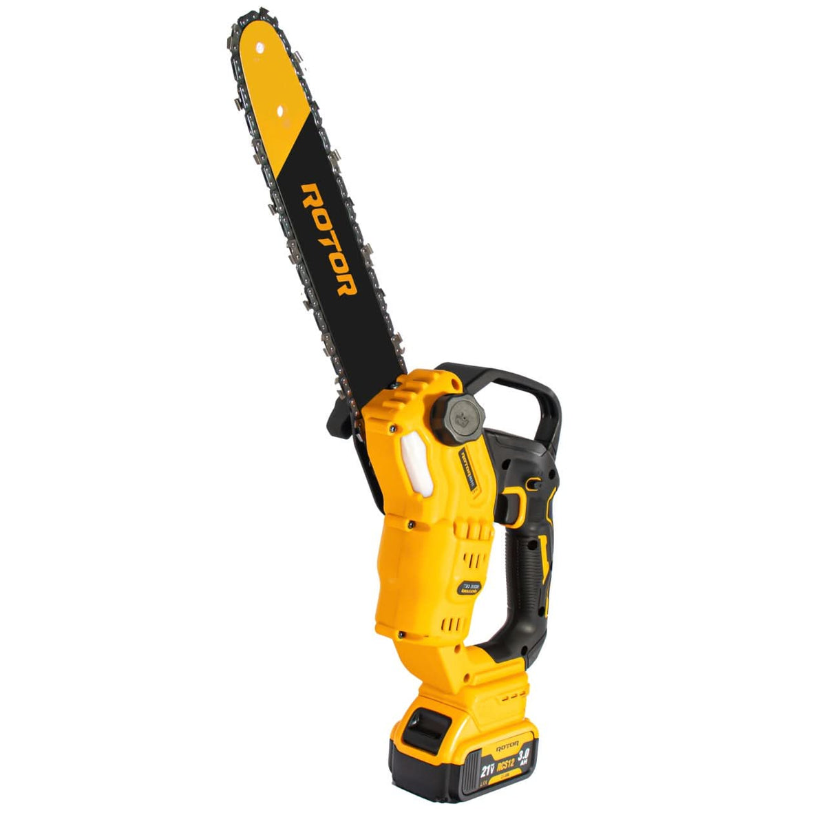 Mini fierastrau cu acumulator ROTOR RCS12, 500W, 21V, lama 12", 4500 rot/min, 2x baterii 3Ah, lant 1/8”