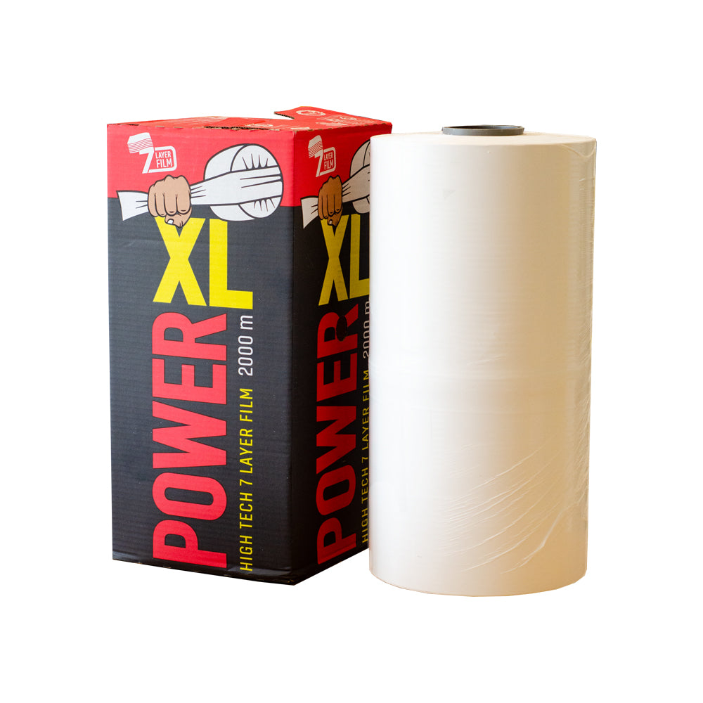 Folie stretch baloti alb Power XL, 22 microni, 0.50 x 2000 m