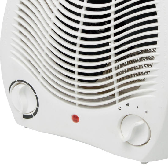 Aeroterma FK 1, 2000 W, 2 trepte incalzire, termostat mecanic, protectie supraincalzire, compacta