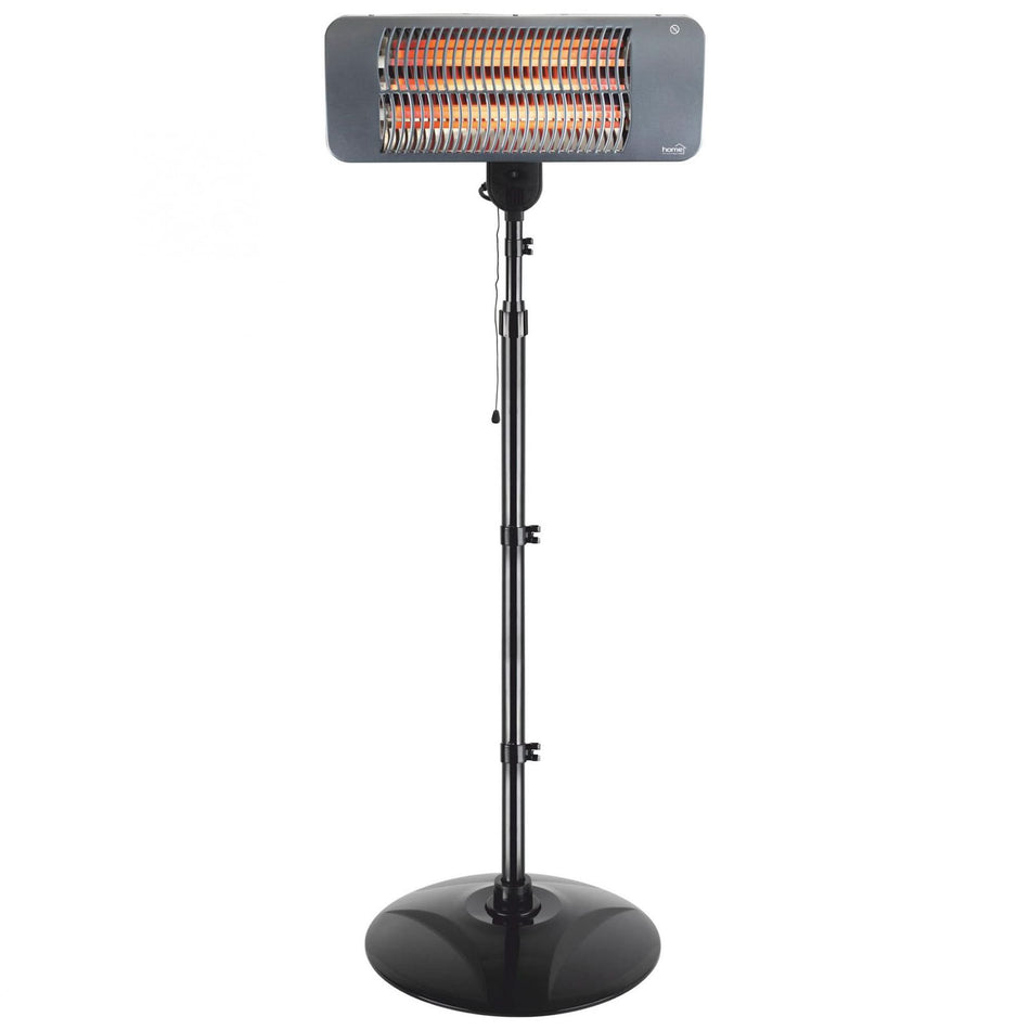 Incalzitor radiant cu quartz FK 272, 2000W, 3 trepte, IPX4, pentru terasa, stativ inox