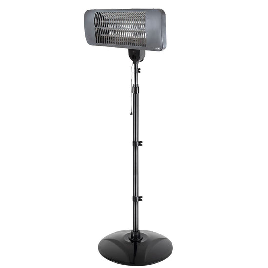 Incalzitor radiant cu quartz FK 272, 2000W, 3 trepte, IPX4, pentru terasa, stativ inox