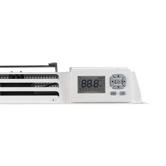 Radiator electric de perete 1500W, Premium FKA 150, aluminiu, senzor geam deschis, protectie inghet, program saptamanal