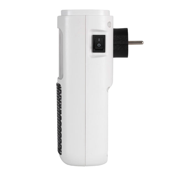 Mini incalzitor ceramic Zep Home FKH 401, 400W, portabil, cu termostat si timer, alb