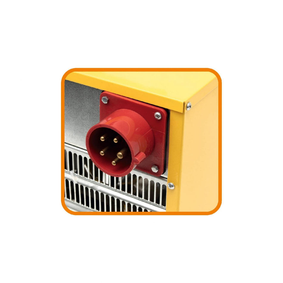 Aeroterma industriala FKI 50, 5000W, 2 trepte de incalzire, termostat mecanic, protectie IPX4
