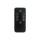Semineu electric FKK 24, 1800W, montaj perete sau pe picior, efect flacara reala, termostat digital, program saptamanal, sticla securizata, negru