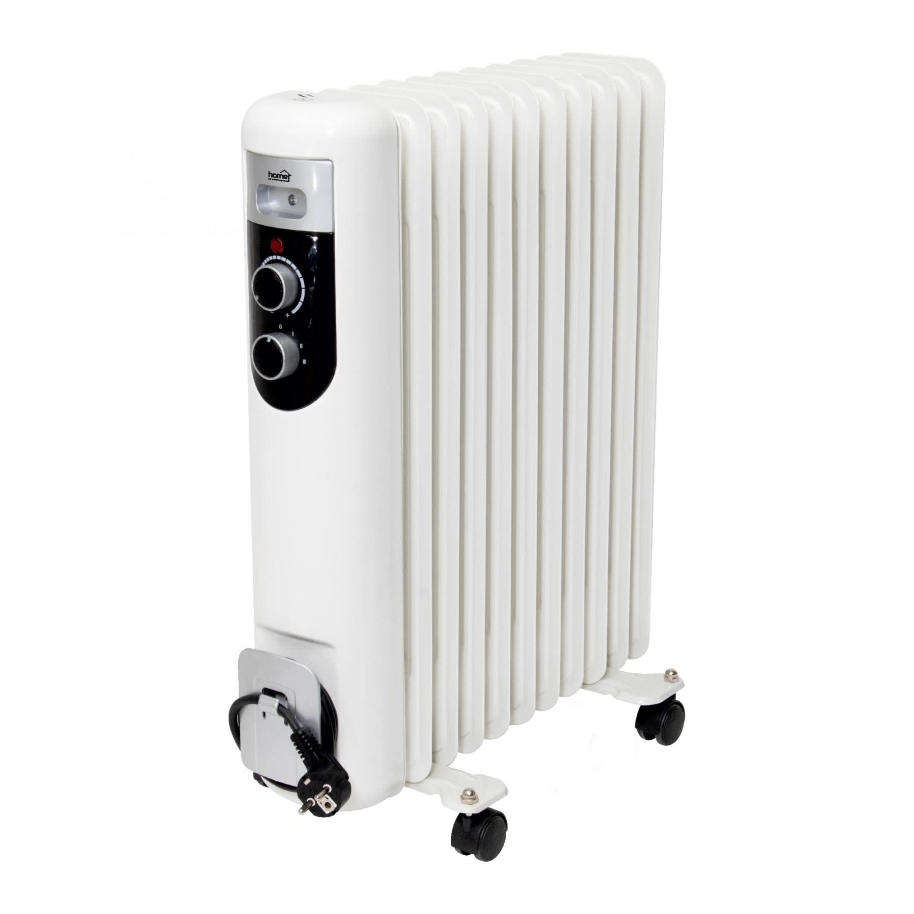 Radiator cu ulei FKOS 11 M, 2000W, 11 elemente, 3 trepte de incalzire, termostat reglabil, protectie supraincalzire si rasturnare, roti si maner pentru transport