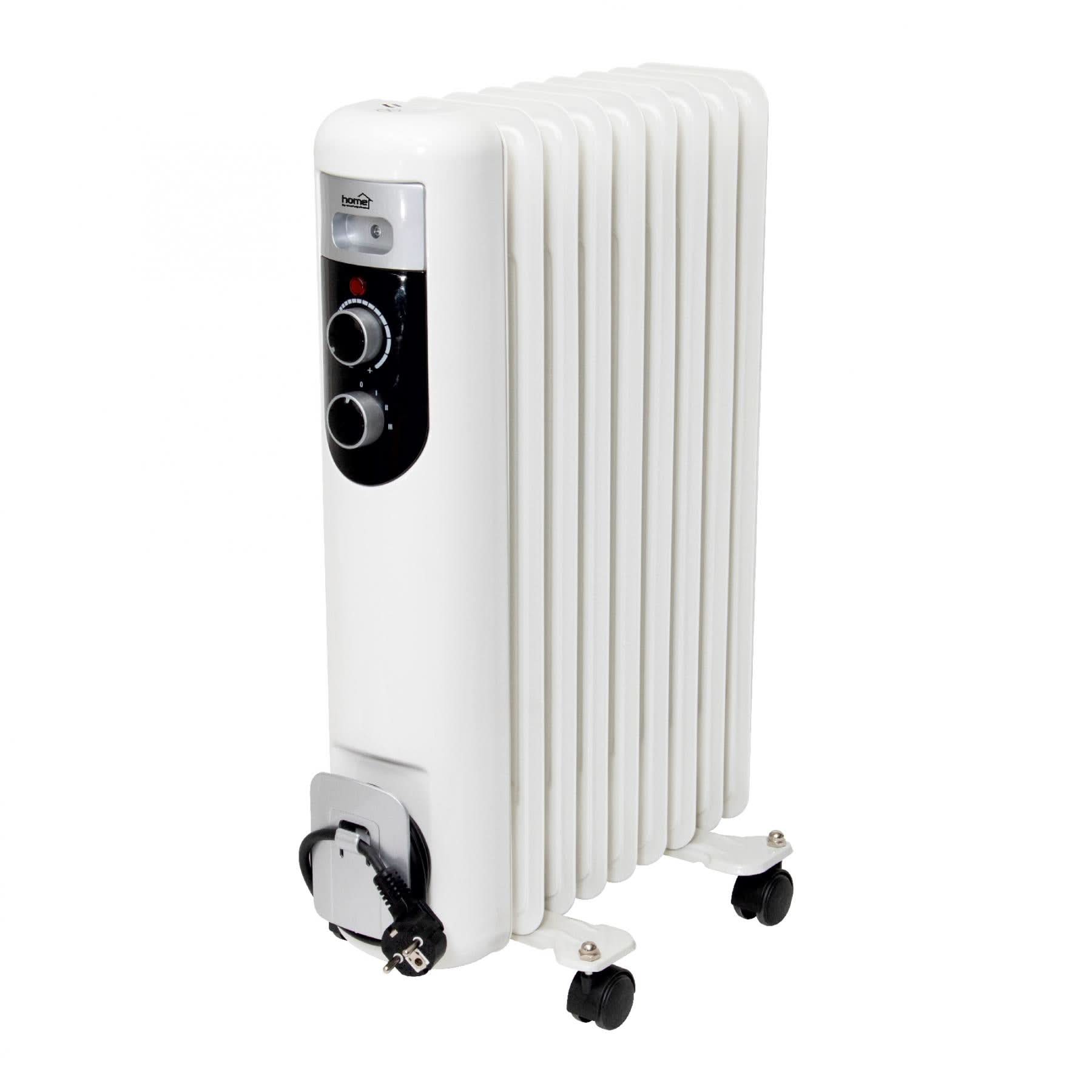 Radiator cu ulei 2000W, 9 elementi, 3 trepte de incalzire, termostat reglabil, FKOS 9 M