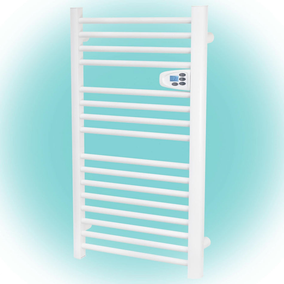 Uscator electric prosoape baie Home FKTW 501, 500W, panou LCD, programare saptamanala, montaj perete, alb