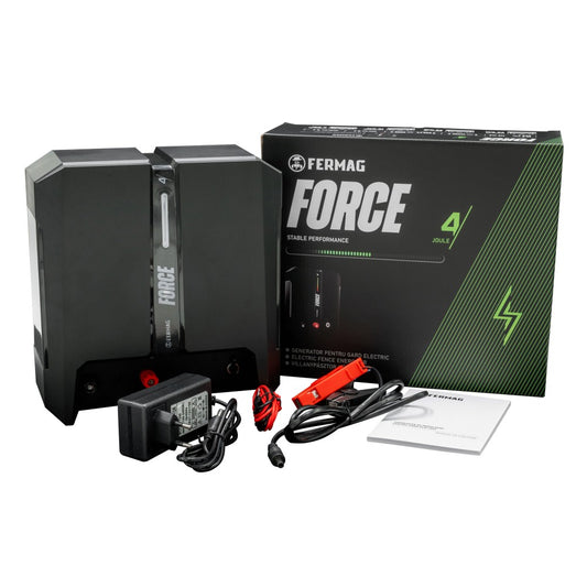 Generator gard electric PROFESIONAL Fermag Force 4 J, 12V/230V, adaptor inclus, 12000V, 10 km, IP54