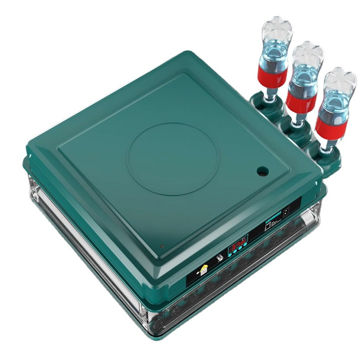 Incubator automat 130 oua ZEP OVOBOX-130, alimentare 220V si 12V, control temperatura, intoarcere automata