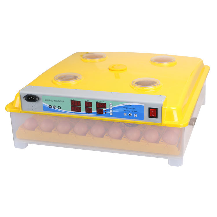 Incubator automat ZEP OVOBOX-63 pentru oua, intoarcere automata, 63 oua gaina, 252 oua prepelita