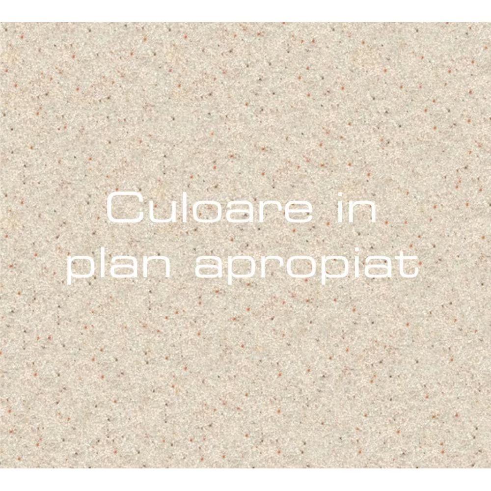 Chiuveta bucatarie compozit rotunda EcoStone ES-13-328 Bej, Sifon inclus, compozit marmura, 495 mm - ZEP.RO - Ți-e la îndemână!