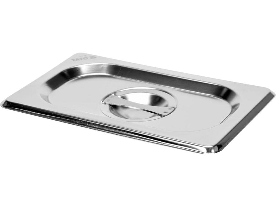 Capac GN1/9 inox Yato Gastro, oțel inoxidabil, compatibil cu cuva gastronorm
