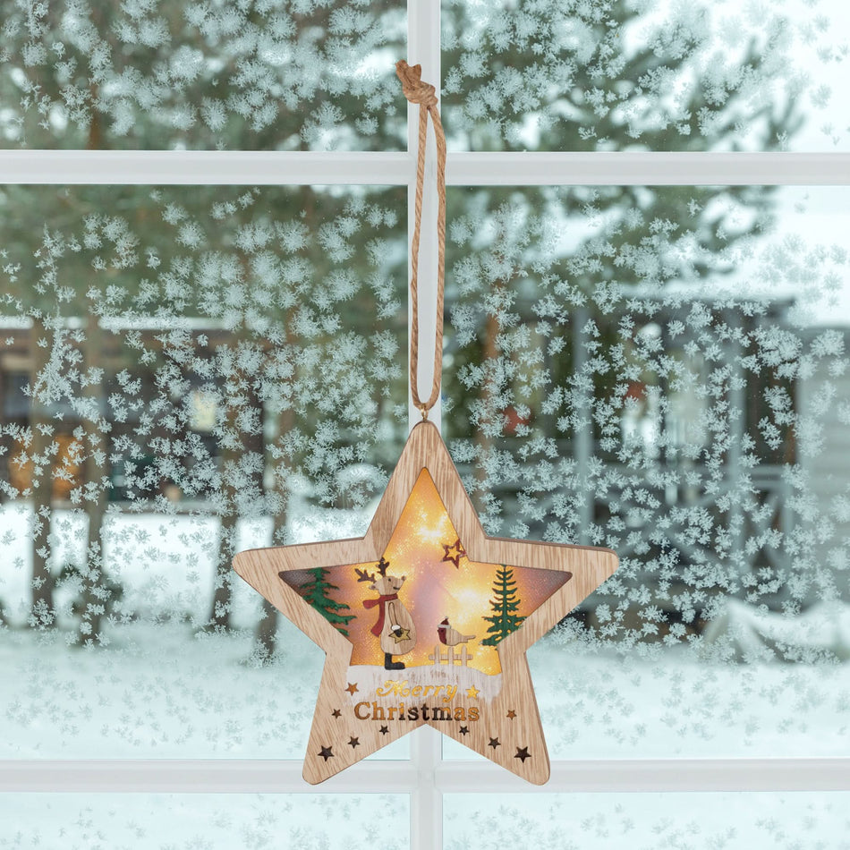 Decor pentru usa Home Zep, 6 LED-uri, 13 x 21 x 2,2 cm, pe baterii