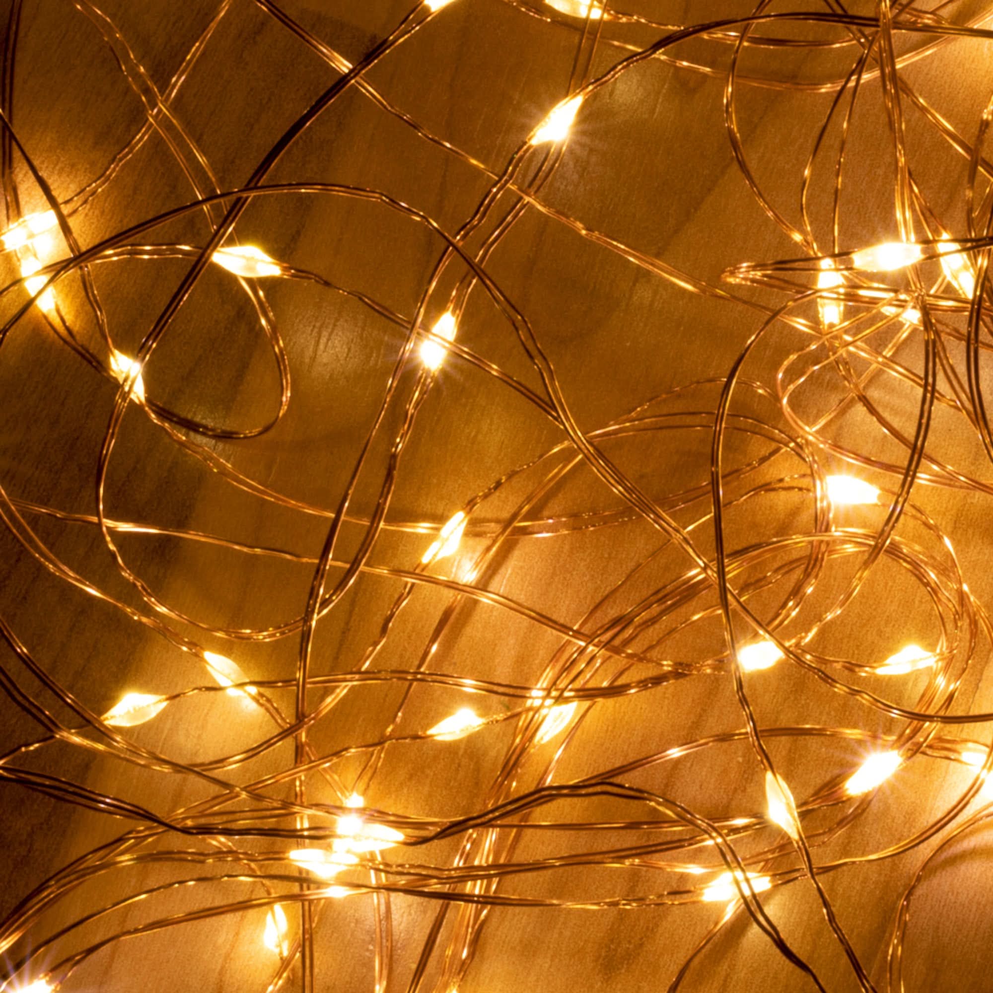 Pachet Ghirlande Luminoase 150 LED-uri Micro Home Zep 2.4m Alb Cald 230V pentru Interior si Exterior