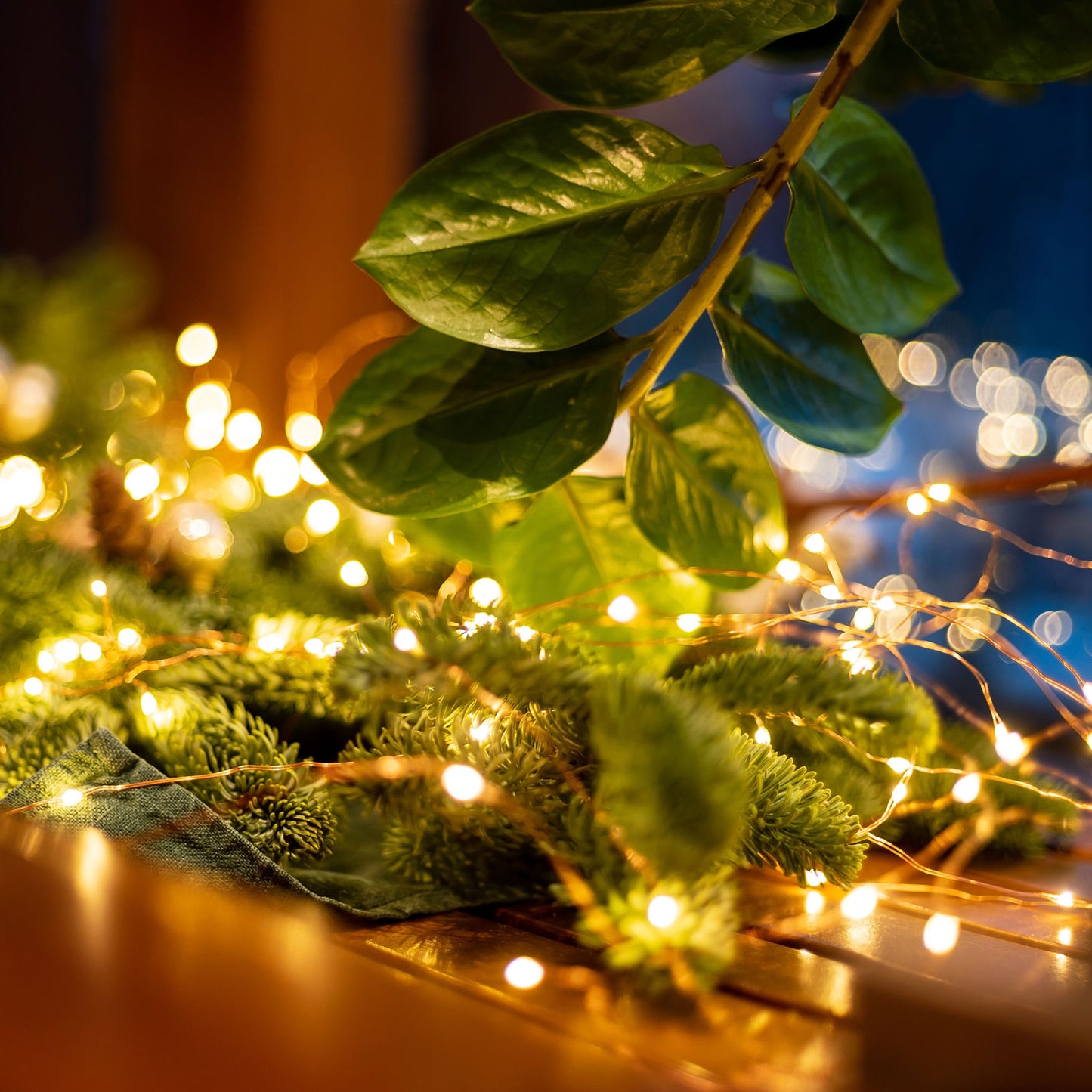 Ghirlanda cu 20 LED-uri micro Home Zep, 1.9m, lumina alba calda, pe baterii