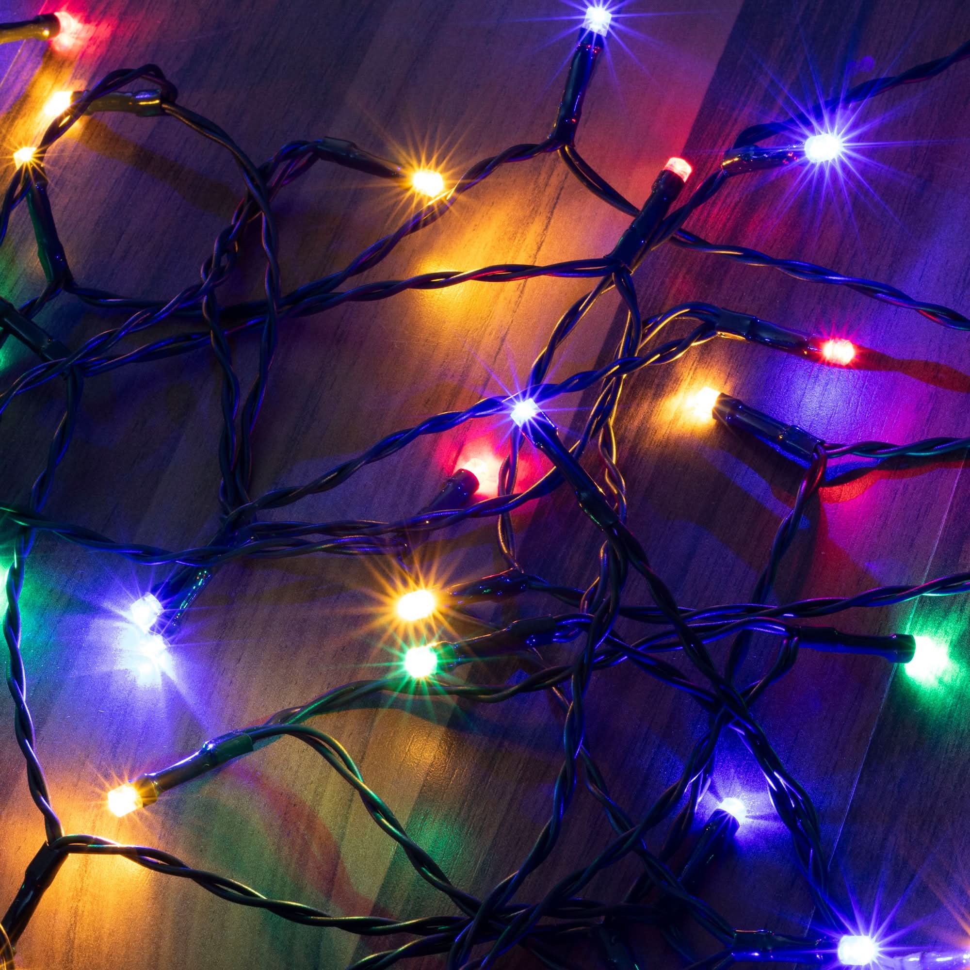 Ghirlanda Mini LED Home Zep 50 LED Multicolor 4,9m cu 8 Programe si Timer