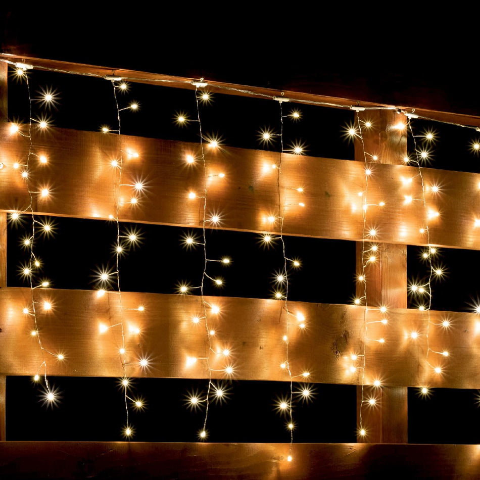 Perdea de lumini cu 300 LED-uri Home Zep, 50cm, alba/multicolora, IP44