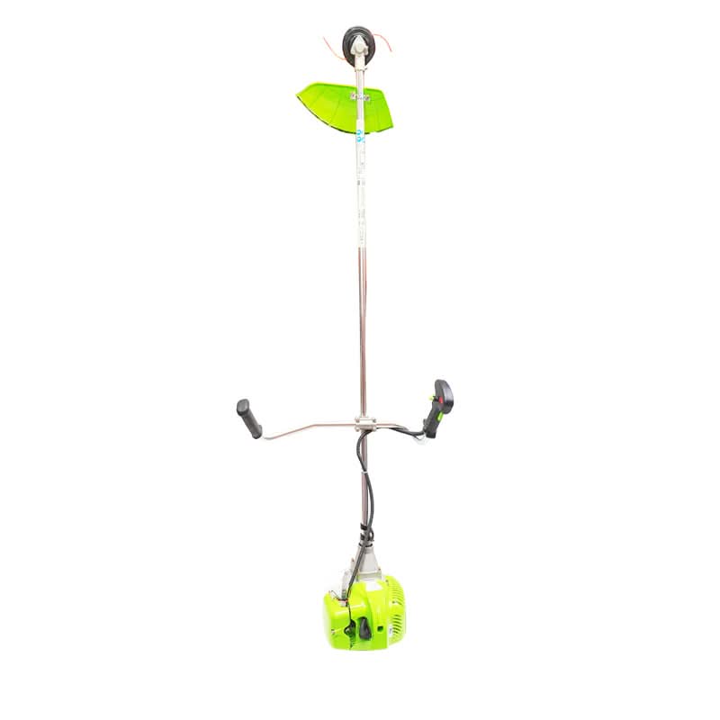 Motocoasa benzina Craft-Tec X5600, 7.6 CP, 5.6 kW, 2 timpi, tambur fir, disc metal 3 lame, banda sustinere tip centura