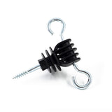 Set 4 izolatori poarta gard electric 360° pentru stalpi lemn