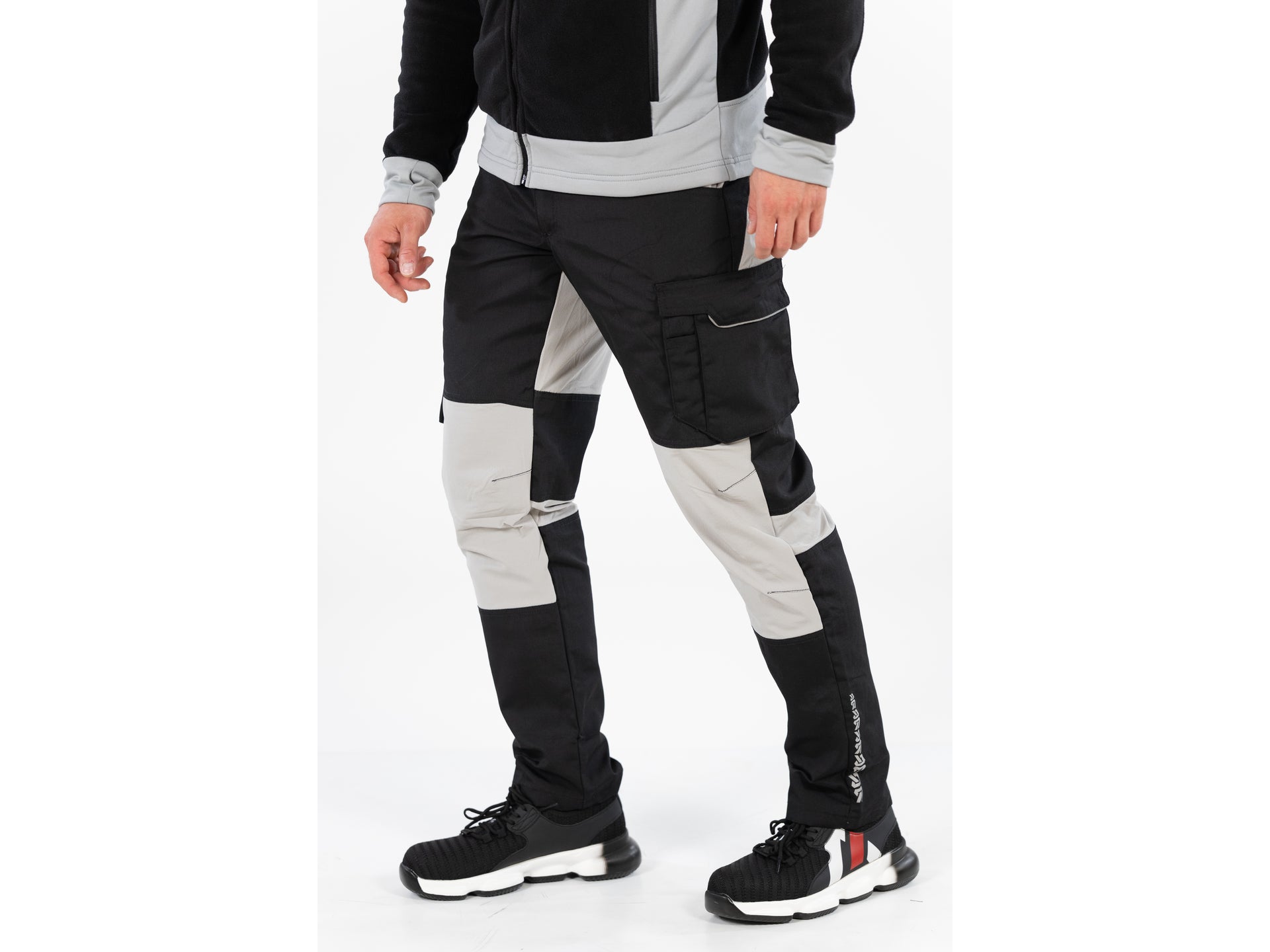 PANTALON DE LUCRU STRETCH.NEGRU L