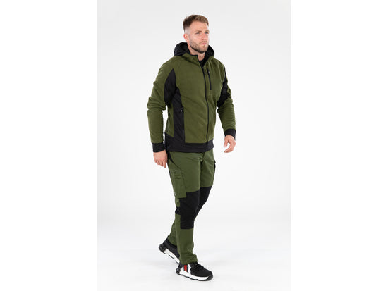 PANTALON DE LUCRU STRETCH. VERDE 2XL