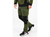 PANTALON DE LUCRU STRETCH. VERDE 2XL