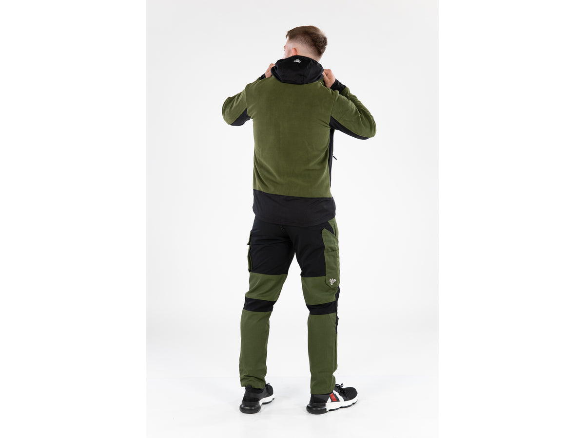 PANTALON DE LUCRU STRETCH. VERDE 2XL