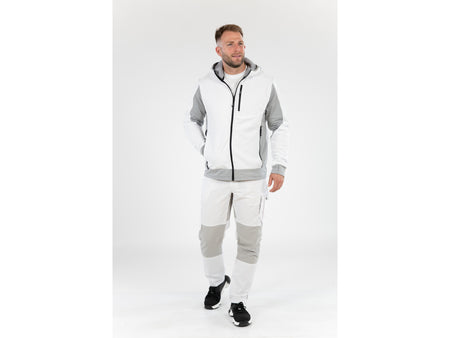 PANTALON DE LUCRU STRETCH. ALB S